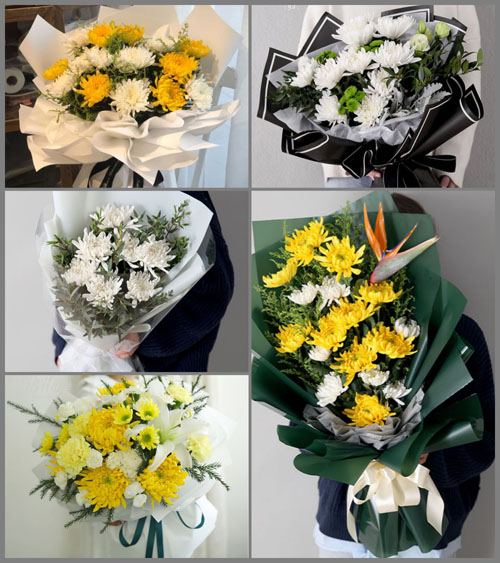 黑龙江黑河孙吴县沿江满达乡白事花束代送